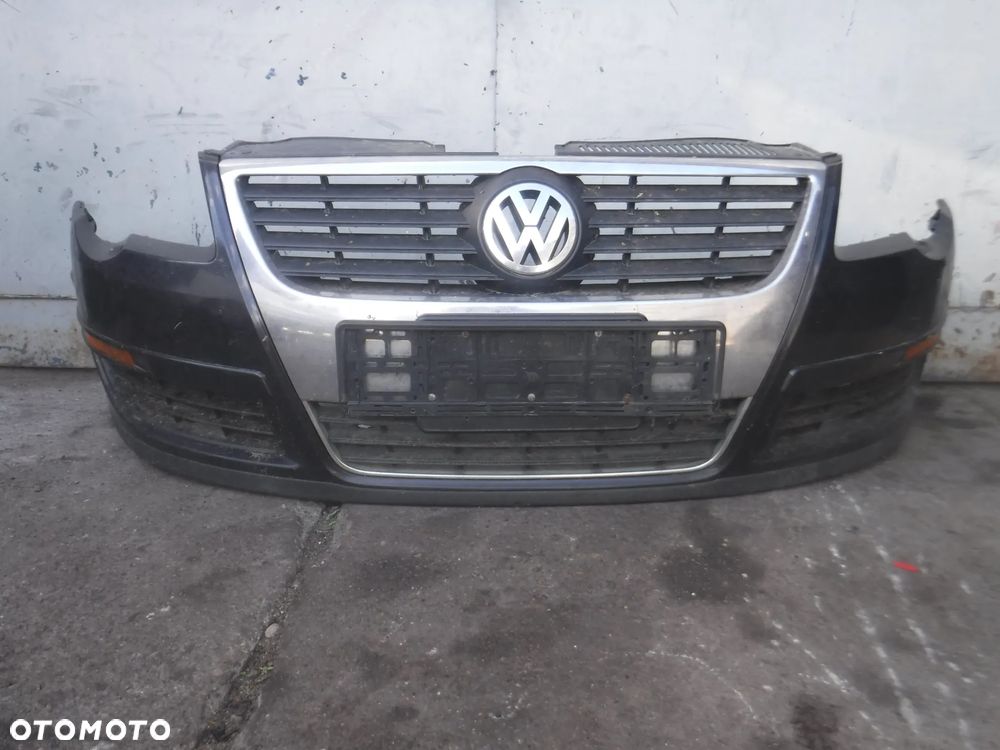 Vw Passat B6 zderzak przod atrapa grill  kompletny LC9X - 6