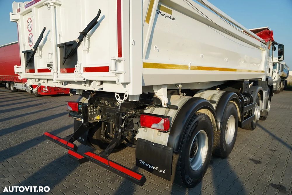 MAN TGS 35.420 / 8X4 / BASCULATOR 2 LATURĂ / HIDRAULIC / BORDMATIC / AUTOMAT - 20