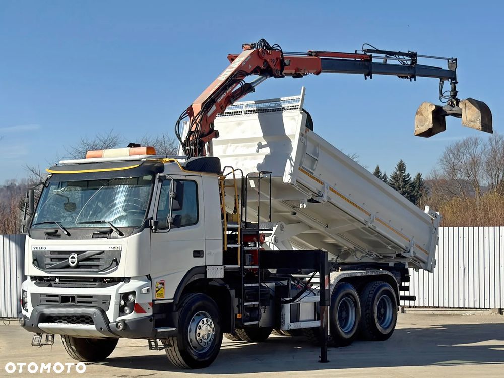 Volvo FMX 410 * WYWROTKA 5,10 m + ATLAS 165.2E + PILOT + BORDMATIC / 6x4 - 2