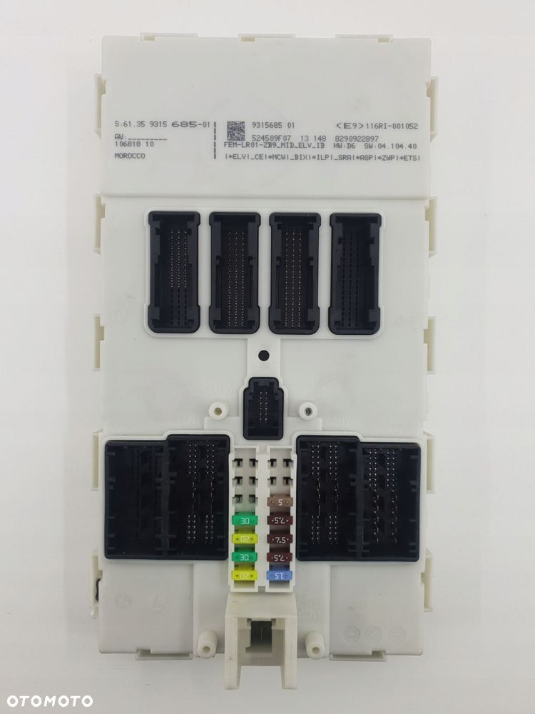 BMW F20 F21 MODUŁ STEROWNIK FEM 9315685 - 1