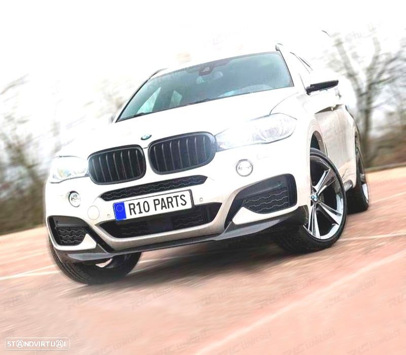 SPOILER FRONTAL BMW X6 F16 M 15- LOOK M - 4