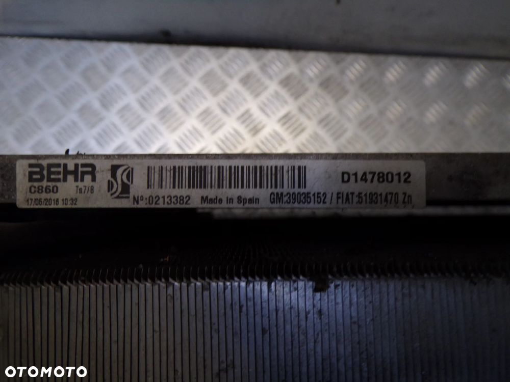 KOMPLET CHŁODNIC OPEL ADAM - 5