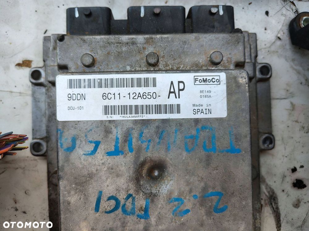 KOMPUTER SILNIKA ZESTAW 6C11-12A650-AP FORD TRANSIT MK5 FL 2.2 TDCI - 2