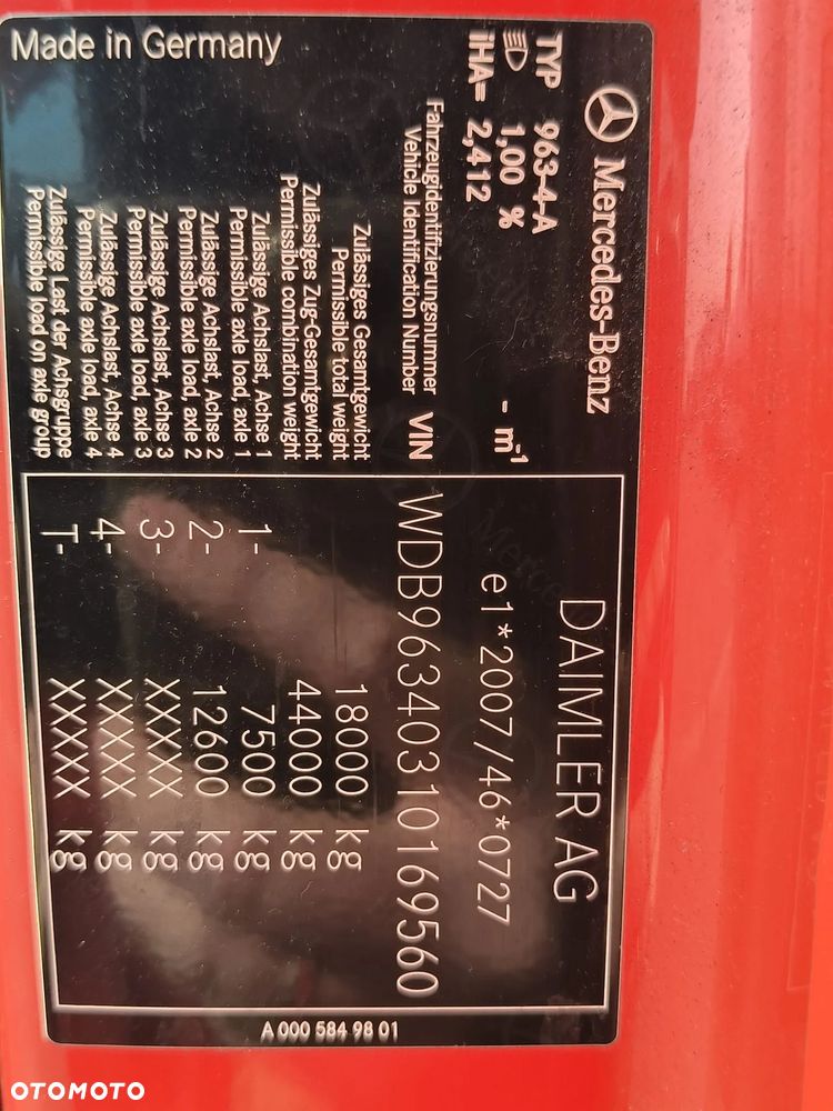 Mercedes-Benz ACTROS 1845 / EURO 6 / AUTOMAT / STANDARD / BIG SPACE / - 15
