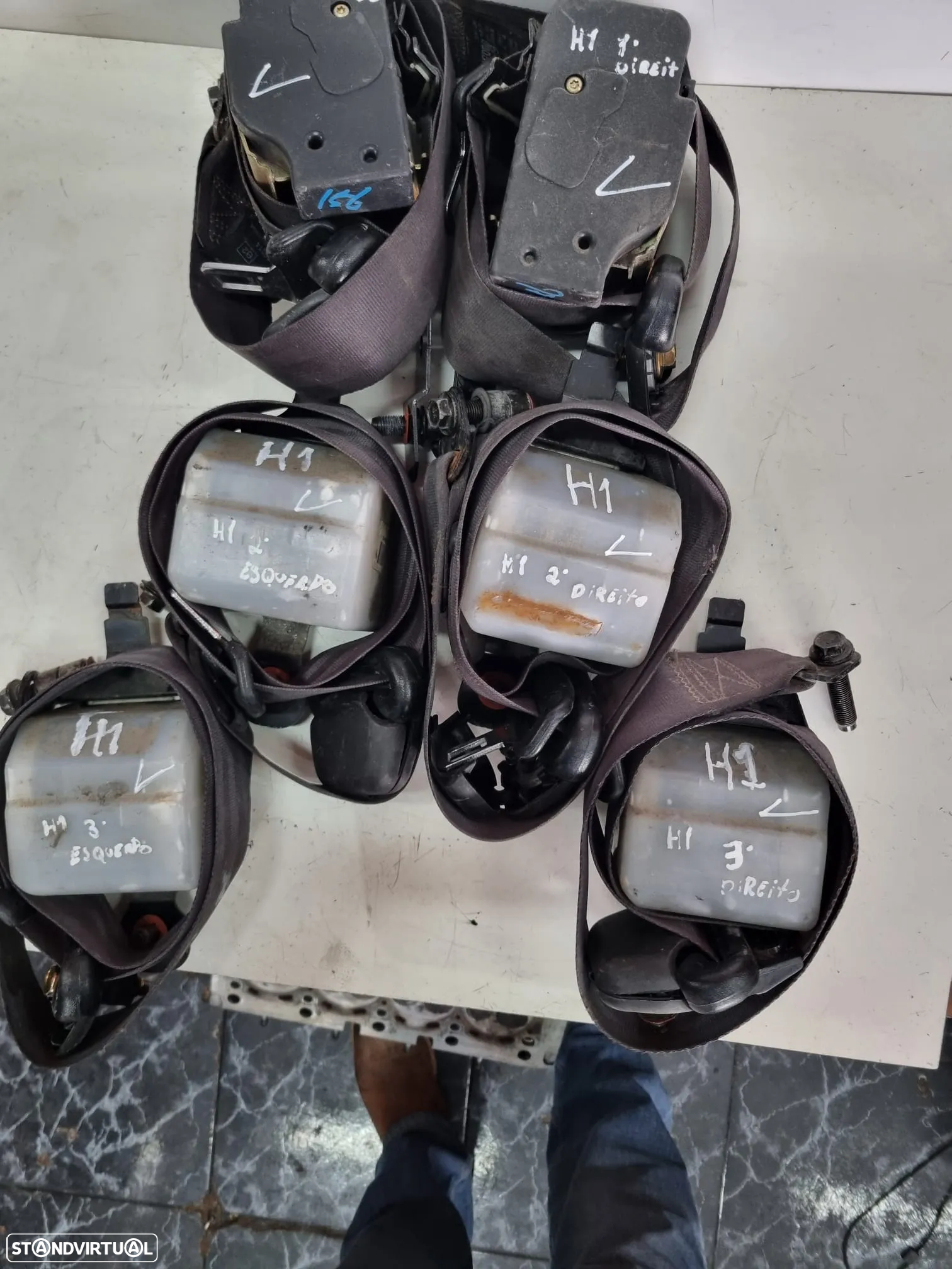 Kit Cintos Seguranças Hyundai H1 - 2