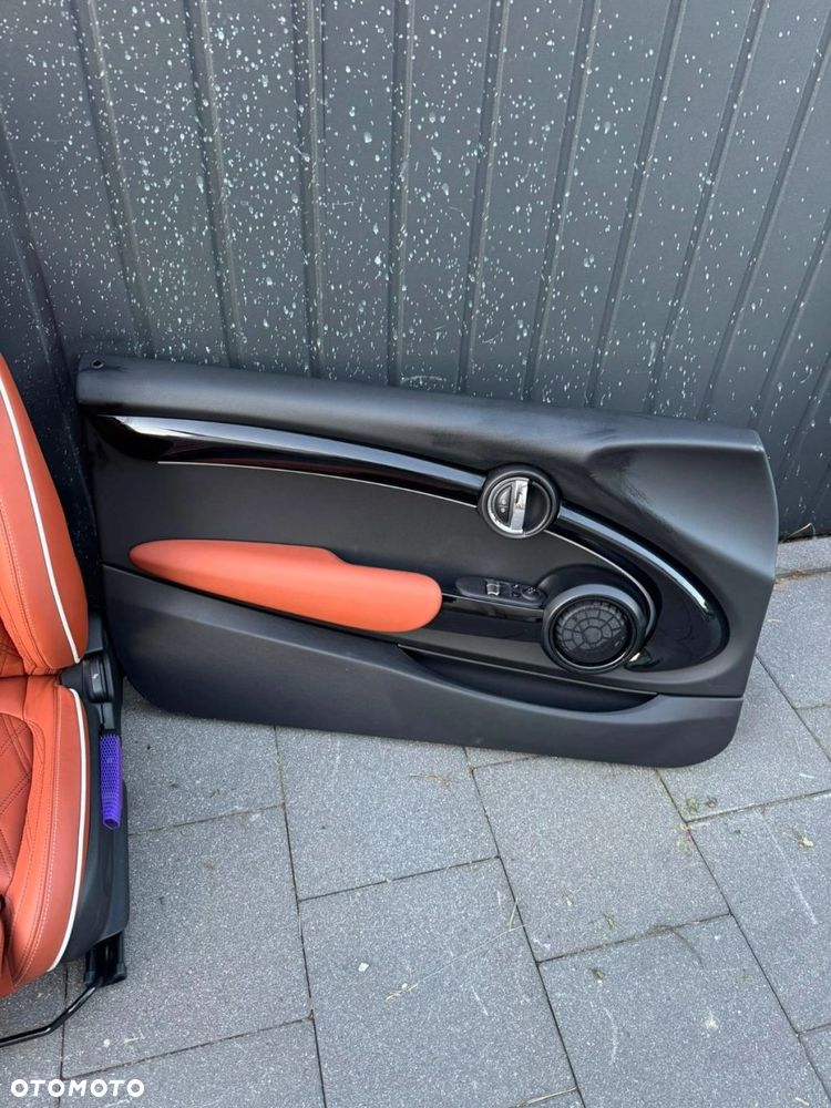 FOTELE TAPICERKA MINI COOPER ONE F56 BEV SPORT GRZANE HARMAN CHESTER BROWN - 6