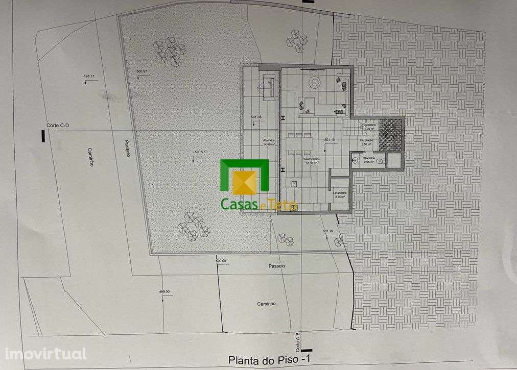 Moradia T3 em construção - Prazeres - Grande imagem: 2/7
