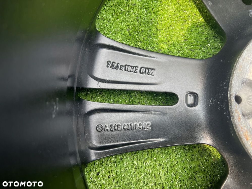 KOMPLET FELG FELGI ALU MERCEDES A246 A B KLASA VITO V 18 ET52 ORYGINALNE - 9