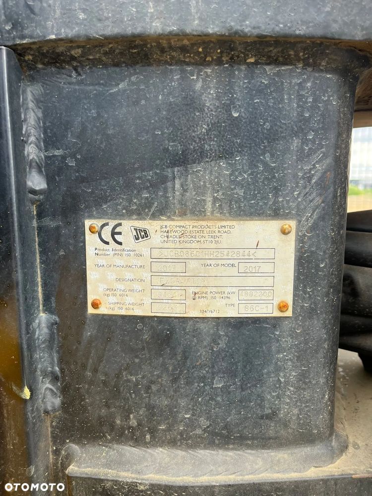 JCB 86C-1 * pełna obsługa serwisowa JCB * - 24