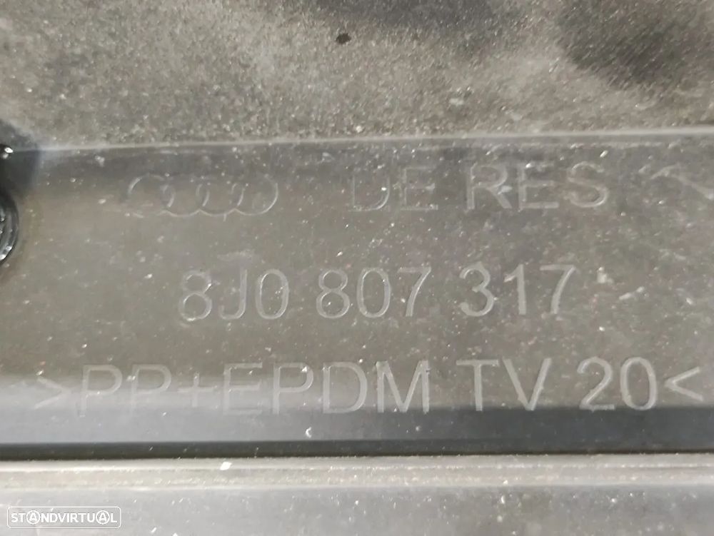 PARACHOQUES TRASEIRO TRÁS ORIGINAL AUDI TT 8J SLINE S-LINE 8J0807317 PARA CHOQUES PARA-CHOQUES - 8