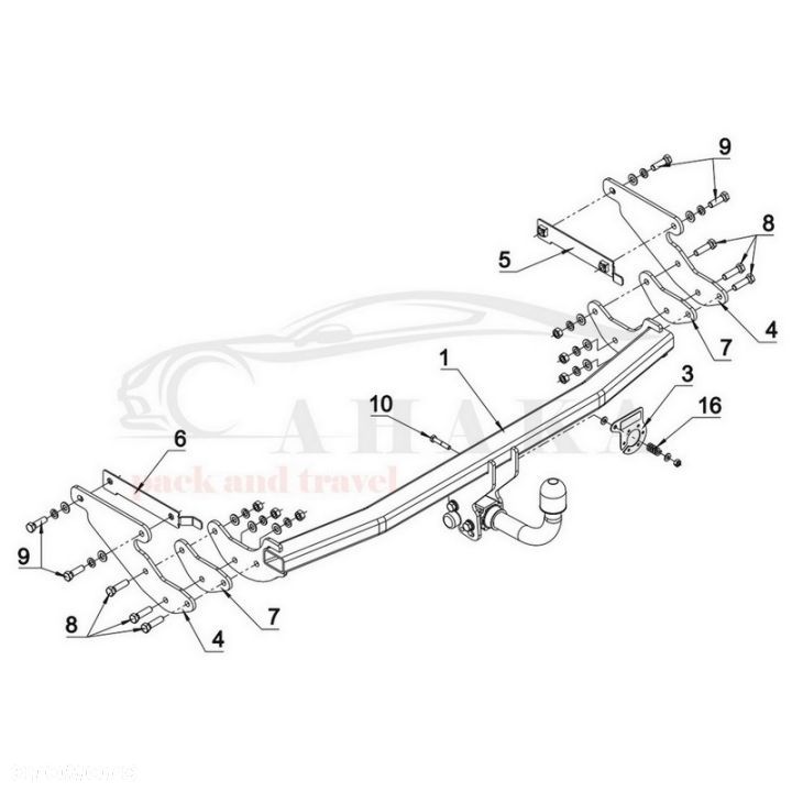 Hak Holowniczy Automat Do Renault Grand Scenic Iv Od 2018 - 3