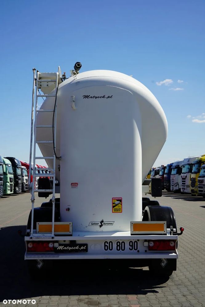 Spitzer CEMENTONACZEPA / 37 000 L / SILOS / 3 KOMORY / OSIE SAF / ALUFELGI - 12