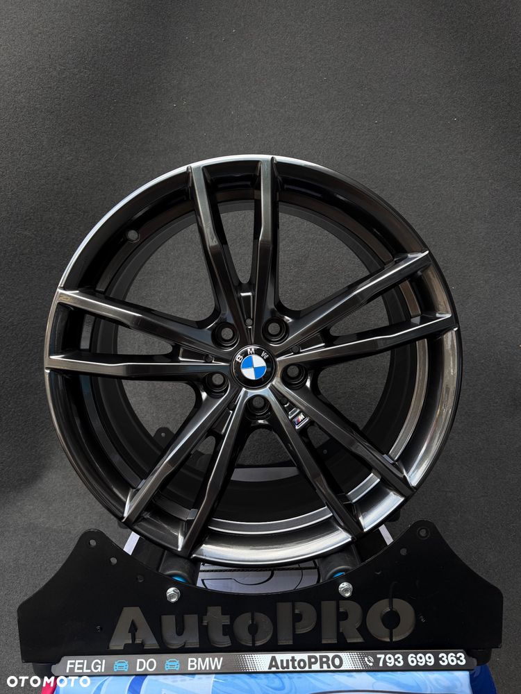 Oryginale alufelgi M pakiet 5x112 19 felgi 8j ET30 9j ET44 BMW seria 3 G20 G22 G30 G31 F44 G22 G23 G32 F39 G60 G01  G11 G12 G42 X2 U06 Z4 G29 xDrive jak Styling 664 grafitowe Japan Racing Carbonado - 1