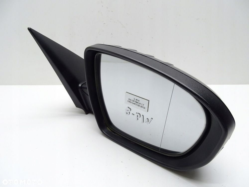LUSTERKO PRAWE PRAWY PRZÓD PRZEDNIE KIA OPTIMA III EB 8 PIN - 3