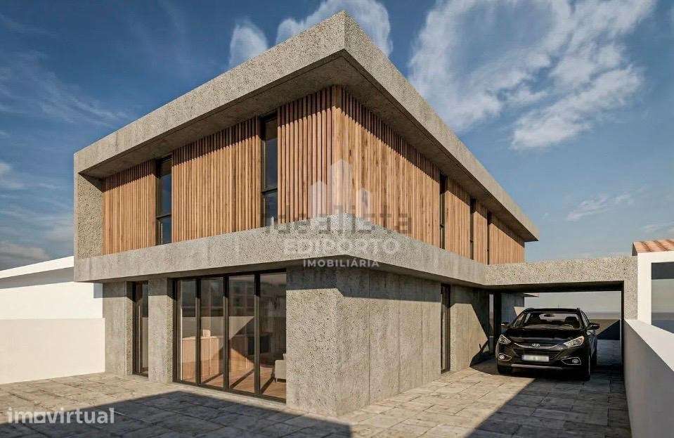 Moradia Contemporânea T3 Chave-na-Mão com Piscina em Lavra - Grande imagem: 2/7