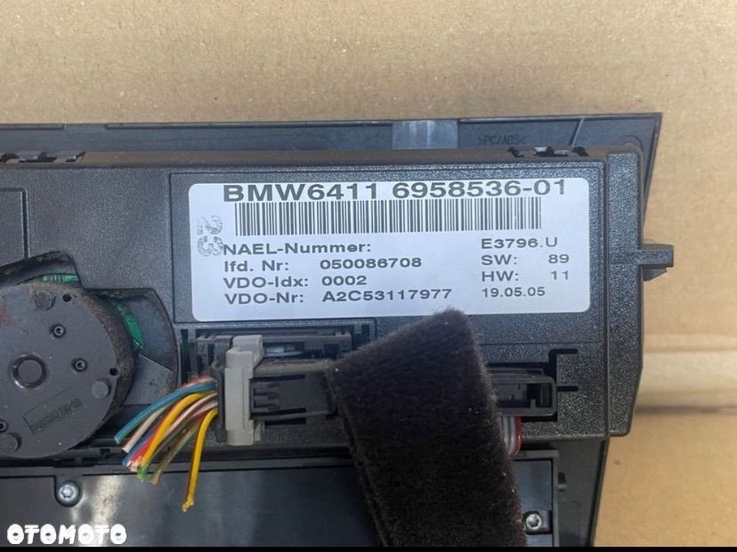 6958536 Panel nawiewu klimatyzacji bmw 3 e90 e91 - 3