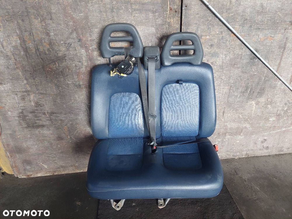 FOTEL KANAPA PASAŻERA PODWÓJNY + PASY PEUGEOT BOXER I LIFT - 1