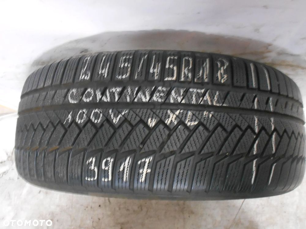 OPONA POJEDYNKA 245/45R18 CONTINENTAL WINTER CONTACT TS 850P DOT 3917 7.7MM - 1