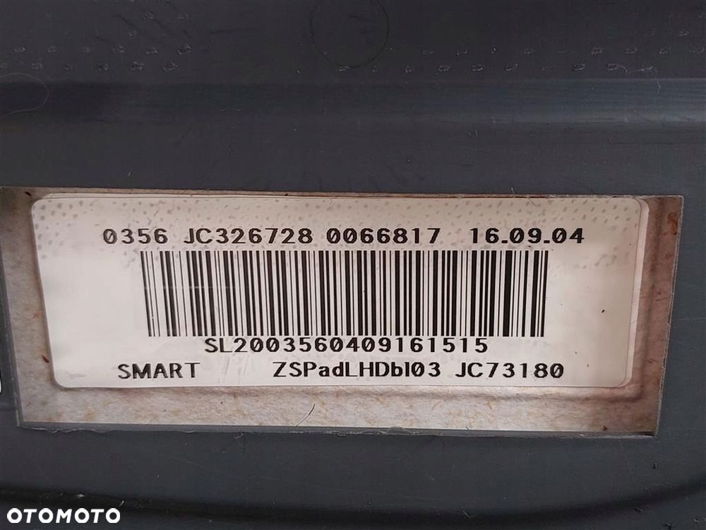KONSOLA DESKA KOKPIT Smart Forfour 454  I 2004-2006 JC326725006 - 9