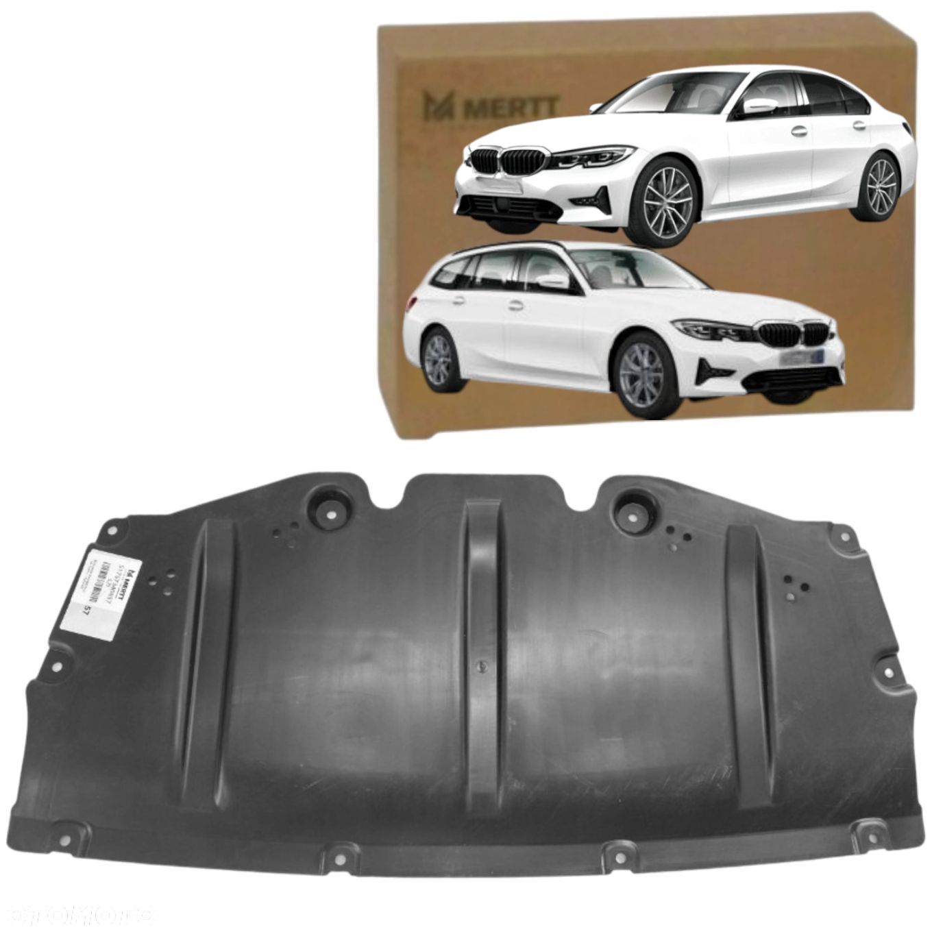 Osłona DOLNA silnika płyta BMW 3 G20 G21 G28 4 G22 2018+ 51757340857 - 1
