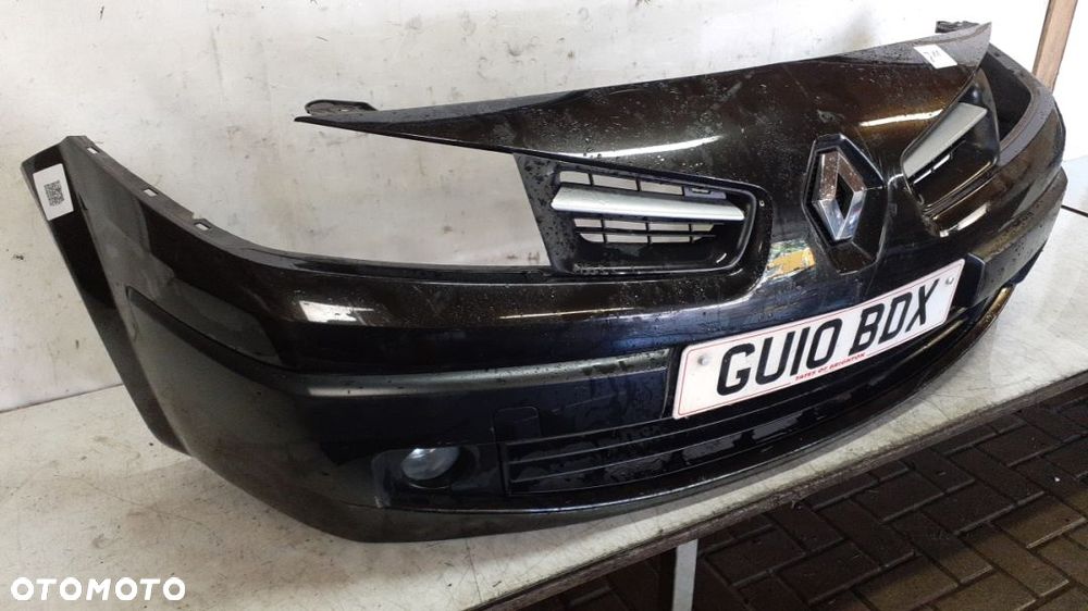 * ZDERZAK PRZÓD PRZEDNI DO RENAULT MEGANE II 2 LIFT FL HALOGENY NV676 CZARNY - 4