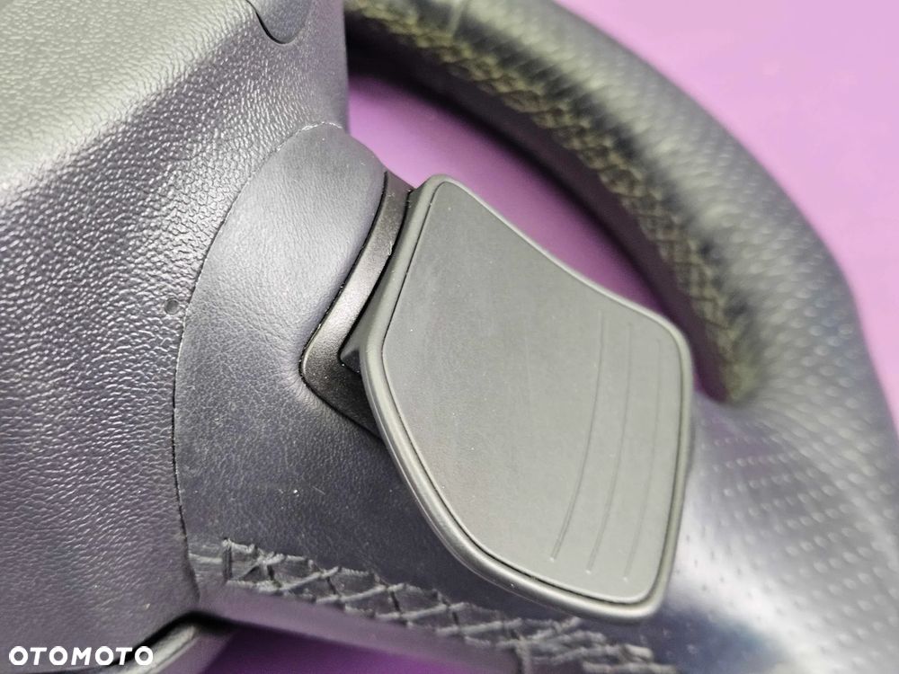 Kierownica Trzy 3 Ramienna Czarna Pikowana Skóra Łopatki Automat Air Bag Poduszka AUDI A6 C6 A4 B7 A3 8P - 30