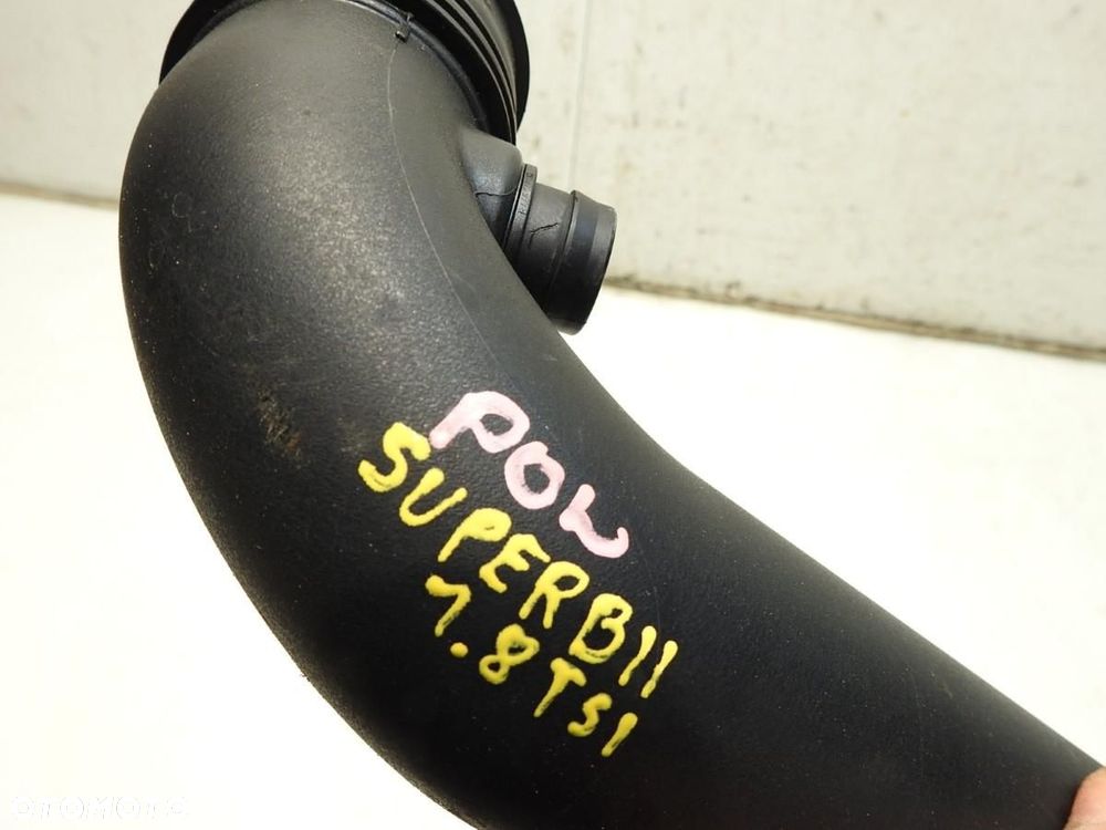 PRZEWÓD RURA POWIETRZA SKODA SUPERB II 1.8 TSI 1K0129654AR 1K0129656AK - 2