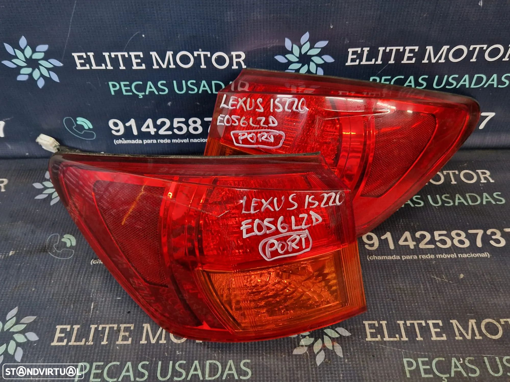 Farolins usados LEXUS IS220D exteriores farolim direito esquerdo - 1
