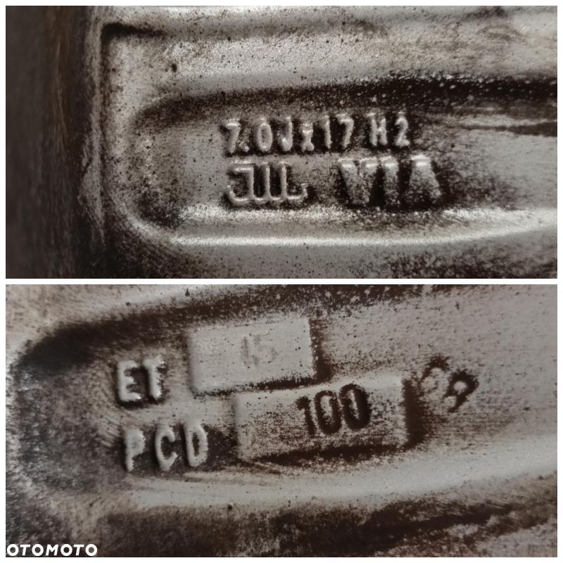 Alufelgi 5x100 17 Vw Polo Skoda Fabia Seat Arona 4szt (H533) - 8