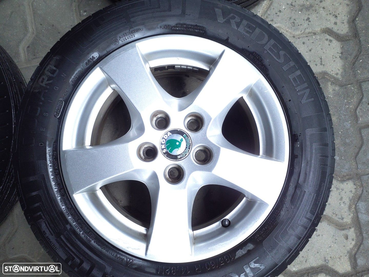 Jantes SKODA FABIA R14 furação 5x100 - 2