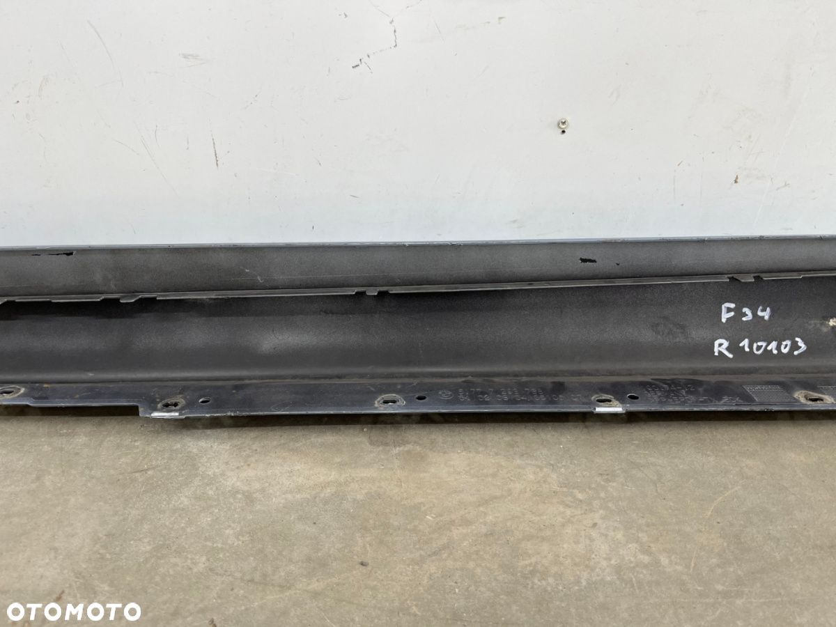 Nakładka progu BMW 3 F34 GT Grand Tourismo prawa listwa próg zewnętrzny 13-21r. 7293738 - 14