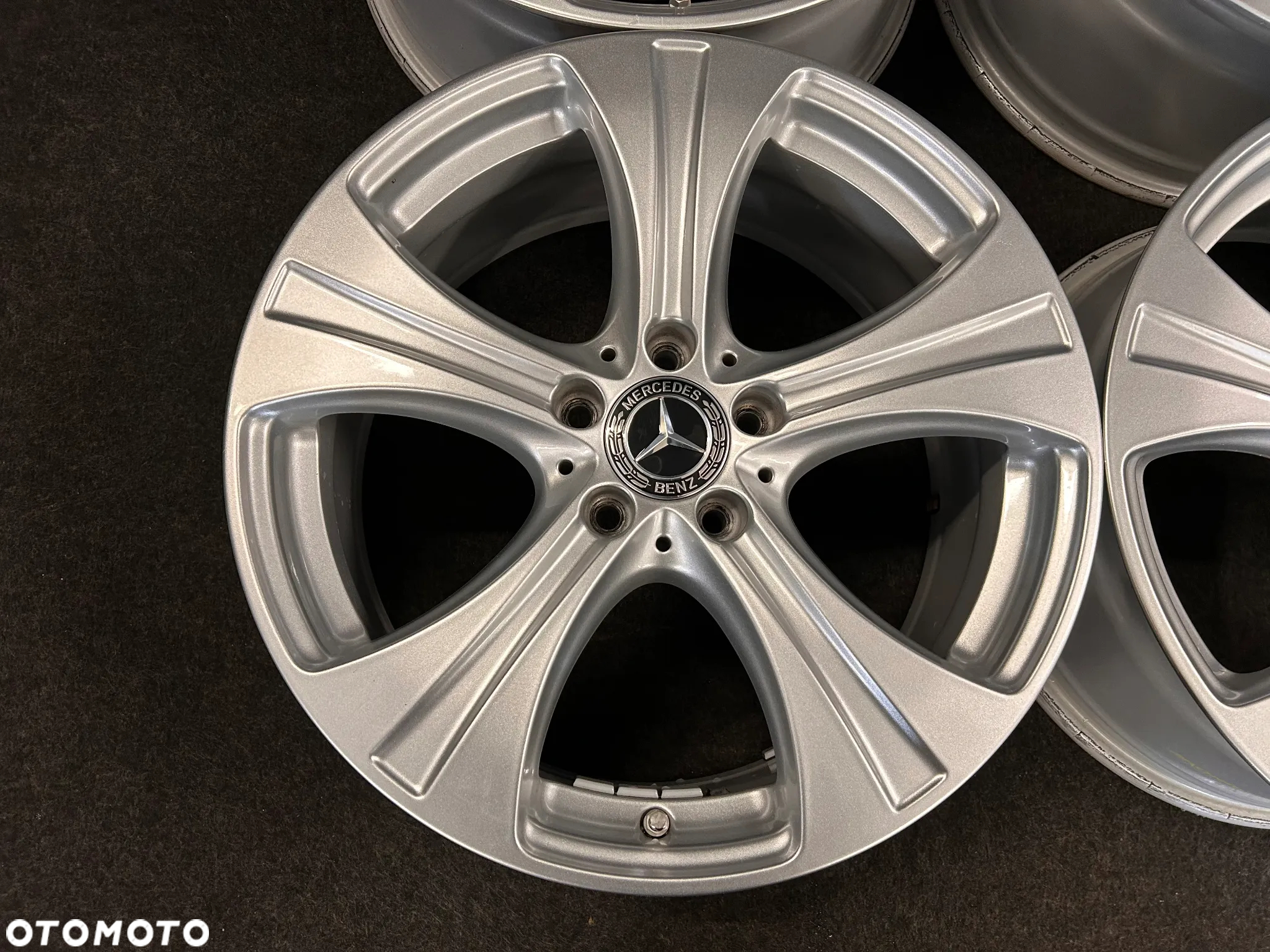 Alufelgi Mercedes GLC X253, GLA, C-Klasa W205, E-Klasa W213, W212 18 cali 5x112 4szt. Ładne z czujnikami! - 9