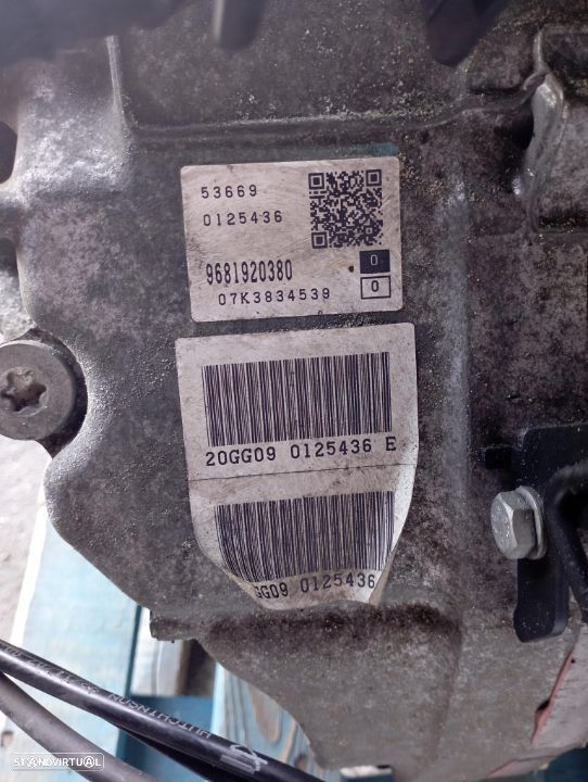 Caixa de Velocidades Citroen C6/C8/Peugeot 407/607 2.7 Hdi Ref: 20GG09 - 2
