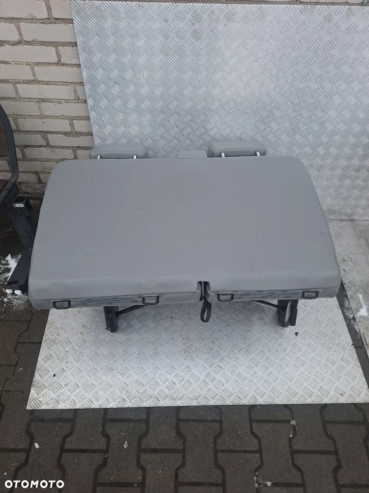 FOTEL KANAPA DWÓJKA 2 RZĄD SKŁADANY - VW TRANSPORTER T5 LIFT FL CARAVELLE - 3