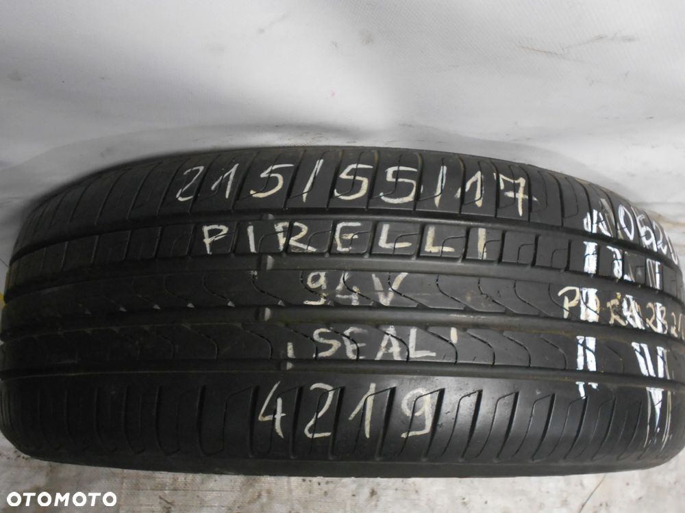 OPONA POJEDYNKA 215/55R17 PIRELLI CINTURATO P7 SEAL DOT 4219 7MM - 1