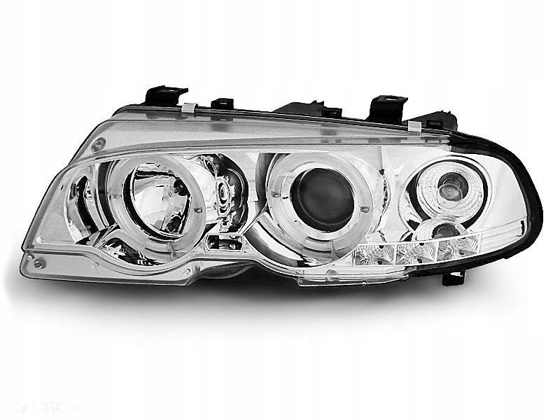 LAMPY REFLEKTORY BMW E46 COUPE 99-03 RINGI CHROME - 1