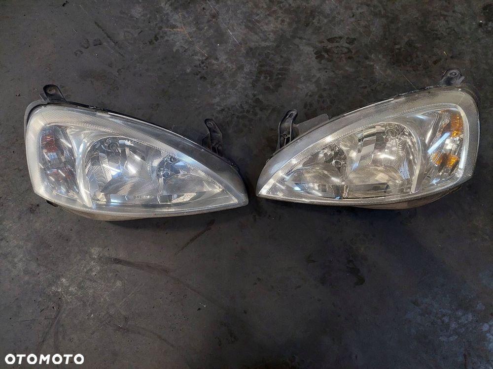 KOMPLETNY PRZÓD MASKA ZDERZAK LAMPA BŁOTNIK OPEL CORSA C Y20Z - 3