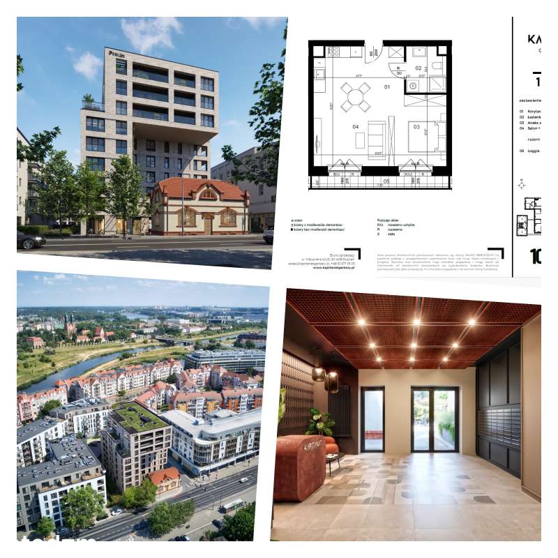 Kapitanat Garbary | 42,5 m² | 1–2 pokoje | loggia | ścisłe centrum |