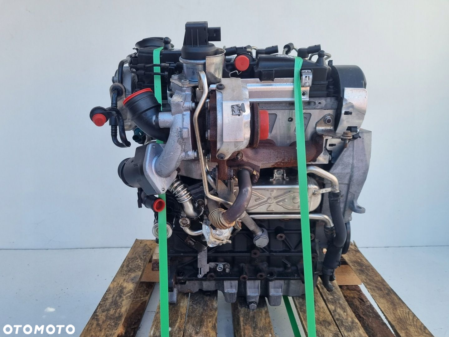 SILNIK KOMPLET Audi A3 8V 1.6 TDI 105KM 145tyś pali CAY CAYC - 7