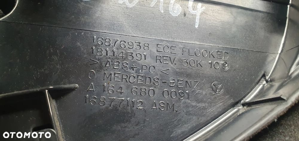 Schowek pasażera Mercedes ML W164 Europa A1646800091 - 7