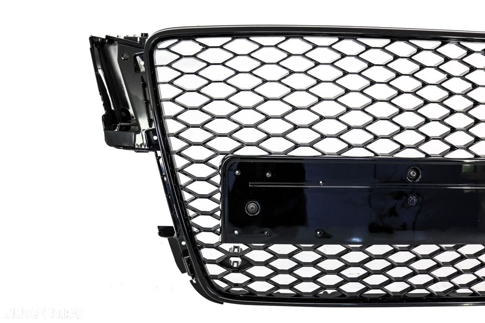 Grila Centrala compatibil cu Audi A5 8T (2008-2011) RS5 Design Negru L - 2