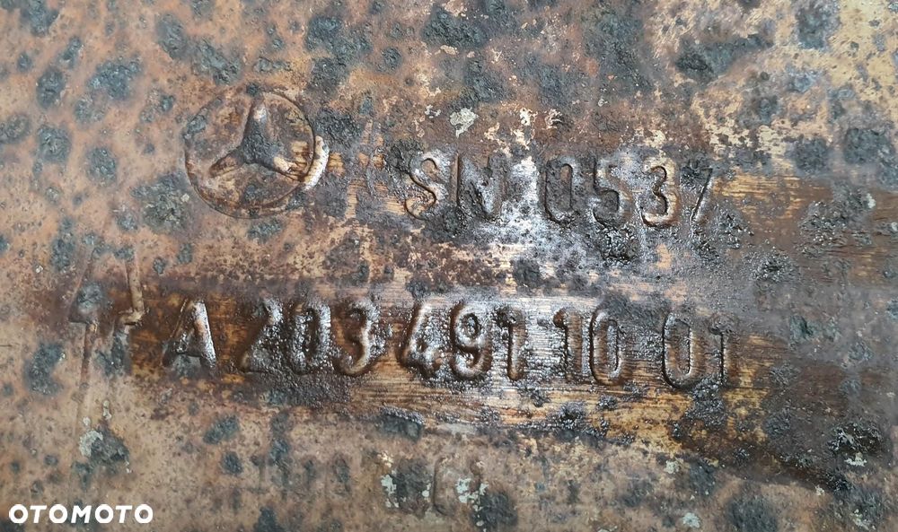 TŁUMIK KOŃCOWY WYDECH RURA MERCEDES W203 A2034911001 - 5