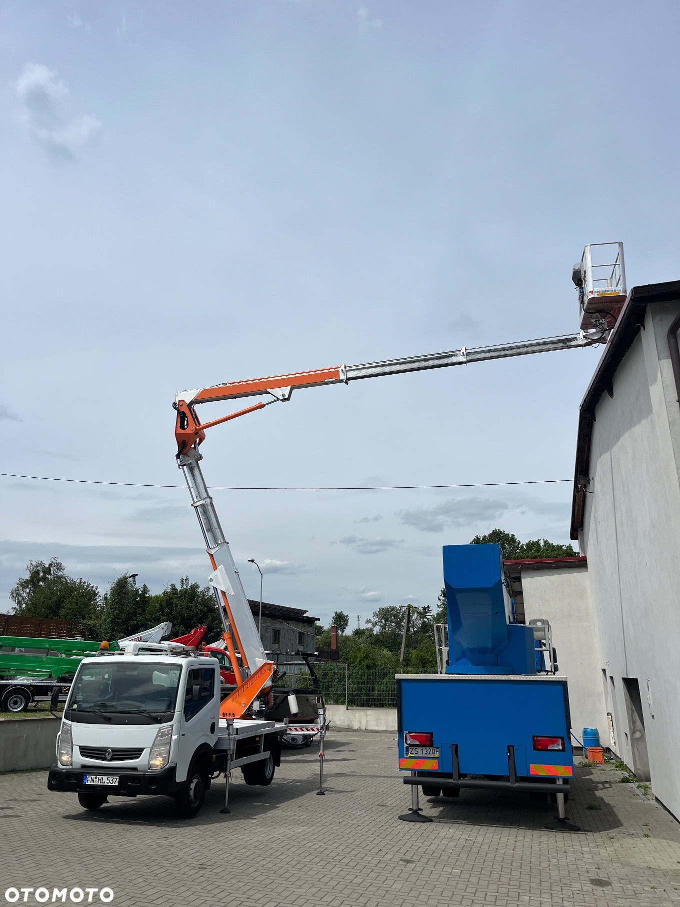 Renault Podnośnik Koszowy Multitel mx210 21 Metrów 10 w Bok jak Wumag Ruthmann Gsr - 28