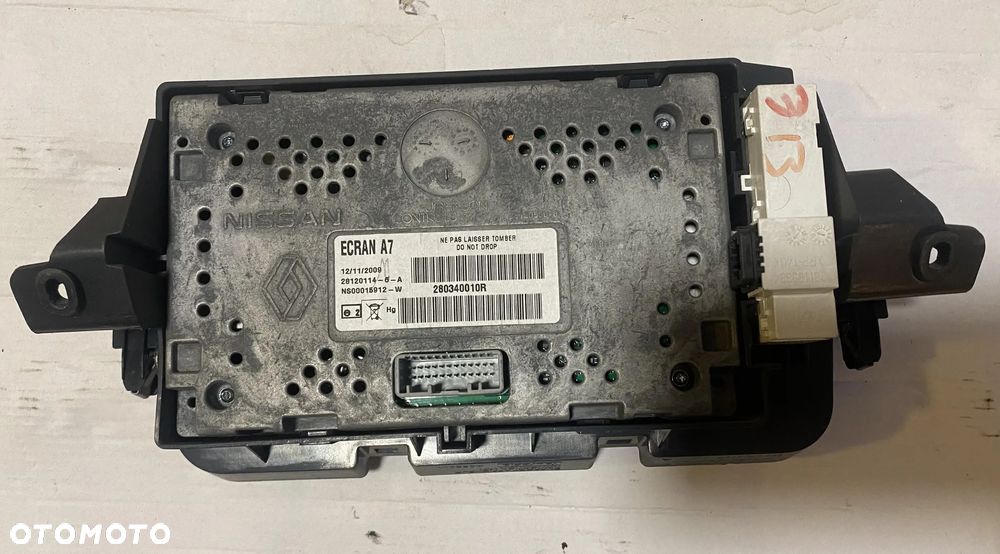 Wyświetlacz ekran Renault Megane III OE - 2