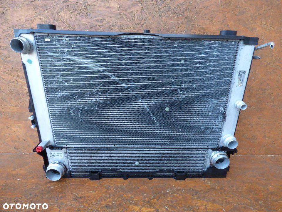 BMW E60 E61 530D 535D CHŁODNICA KOMPLET - 4