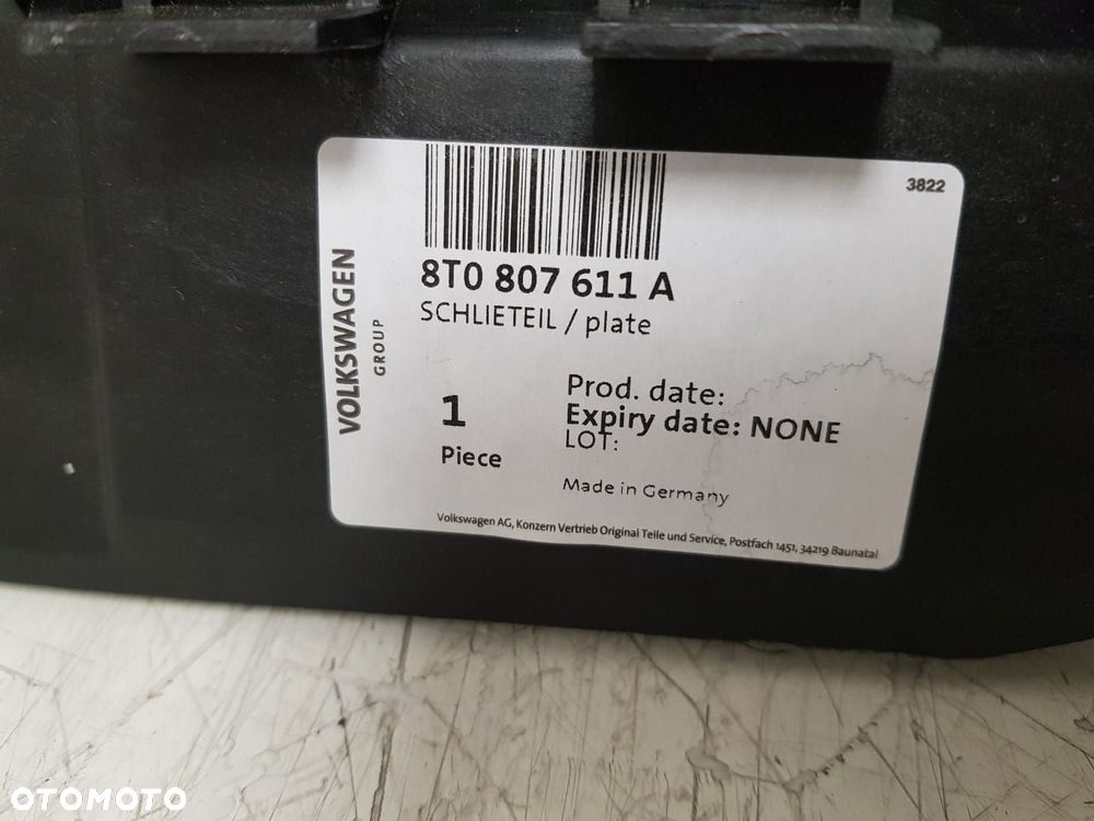 NOWA OSŁONA PŁYTA POD ZDERZAK PRZEDNI PRZÓD AUDI A5 LIFT 8T0 12-16 8T0807611A - 4