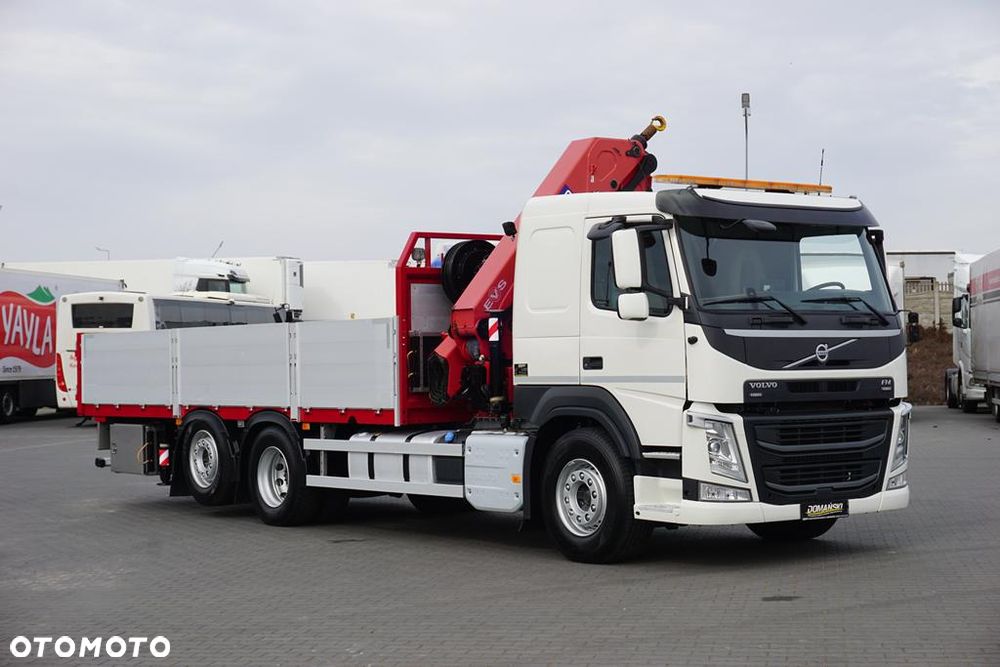 Volvo FM / 500 / 6 X 2 / SKRZYNIOWY + HDS / HMF 3220 K7 / WYS. 18,9 M / OŚ SKRĘTNA - 3