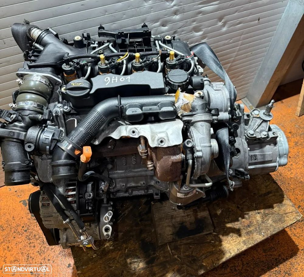 Motor Peugeot 207/308/5008/Partner/Citroen C4/C5/Xsara/Berlingo 1.6 Hdi Ref: 9H01 - 1
