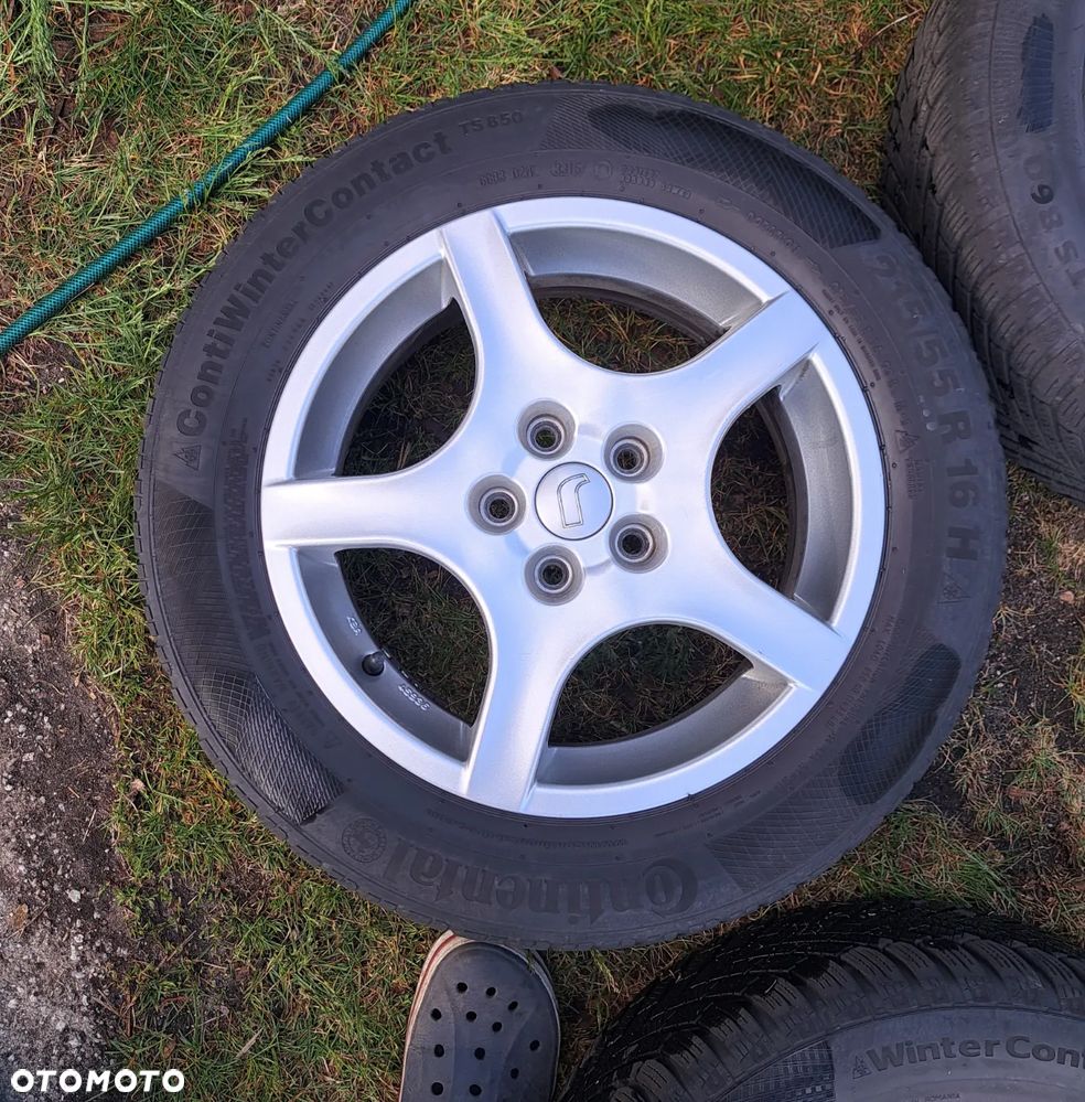 Felgi aluminiowe Ford Volvo Renault 16 Cali 5x108 6.5Jx16H2 ET 50 215/55R16 93H Otwór centralny 70.4 63.4 - 6