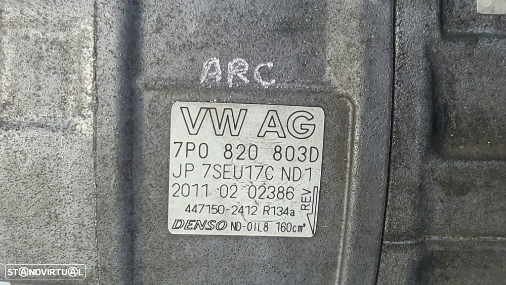 COMPRESSOR DE AR CONDICIONADO PORSCHE CAYENNE (TYP 92AA) DIESEL - 2